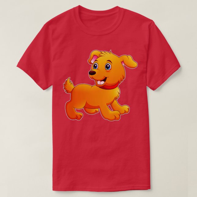 Camiseta Mascota de pulpo de perro lindo Ilustracion gracio (Diseño del anverso)