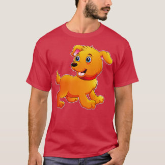 Camiseta Mascota de pulpo de perro lindo Ilustracion gracio