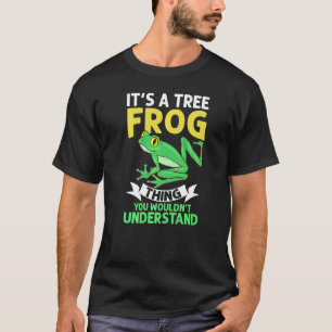 Camiseta Mascota de rana de árbol Hábitat Terrarium Cuidado