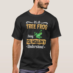 Camiseta Mascota de rana de árbol Hábitat Terrarium Cuidado