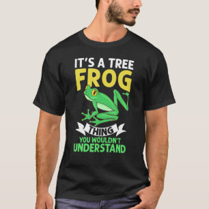 Camiseta Mascota de rana de árbol Hábitat Terrarium Cuidado