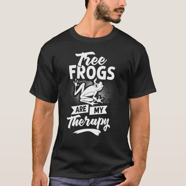 Camiseta Mascota de rana de árbol Hábitat Terrarium Cuidado (Anverso)