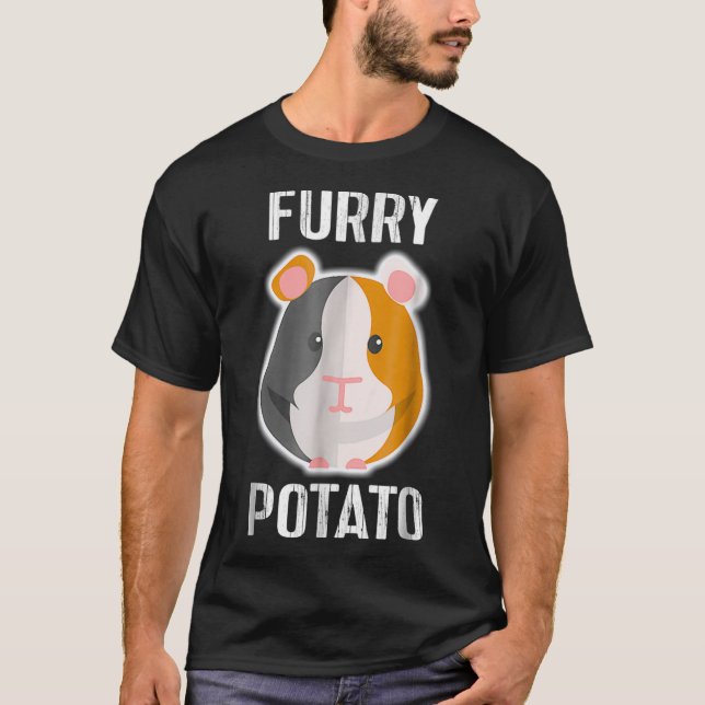 Camiseta Mascota de regalo Furry Potato Funny Mountain Guin (Anverso)