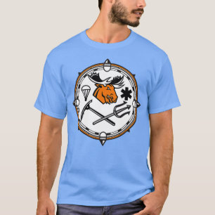 Camiseta Mascota de rescate de emergencia aérea del mar de