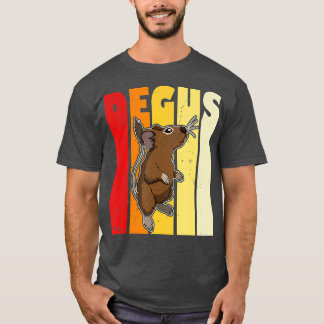 Camiseta Mascota de roedores de Degu lindo diciendo harina