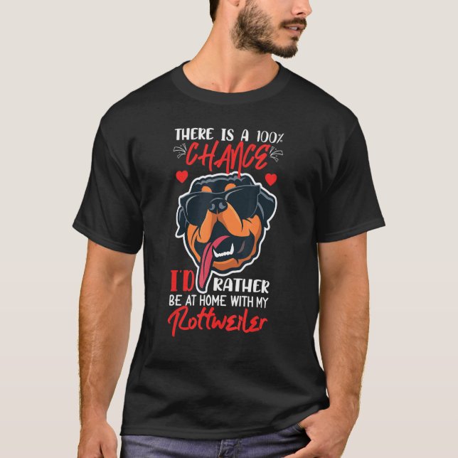 Camiseta Mascota de Rottweiler Rott Dog (Anverso)