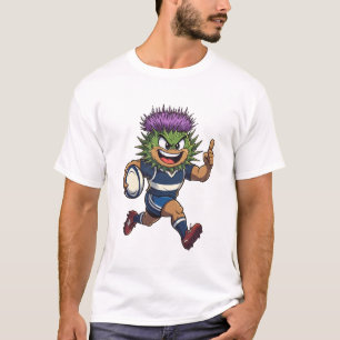 Camiseta Mascota de Rugby Espina Escocesa Cardo
