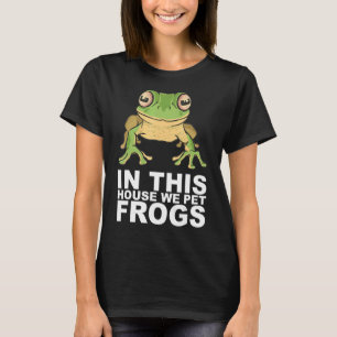 Camiseta Mascota de sapo estudiando coleccionista de ranas