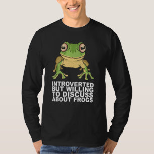 Camiseta Mascota de sapo estudiando coleccionista de ranas