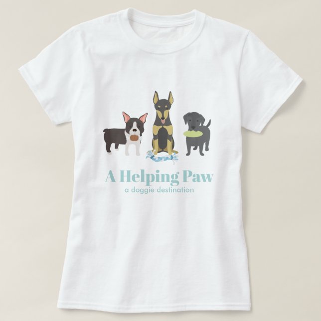 Camiseta Mascota de Sitter Business (Diseño del anverso)