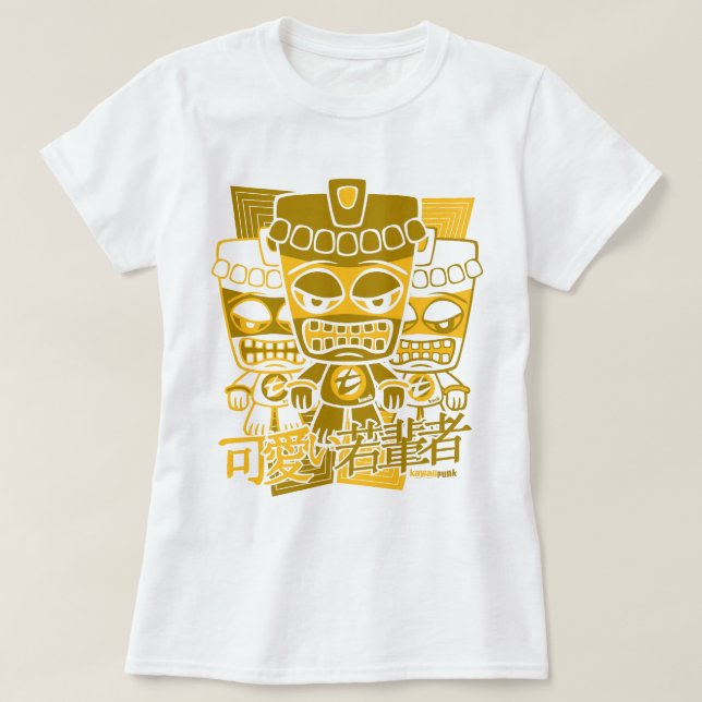 Camiseta Mascota de Tiki (Diseño del anverso)