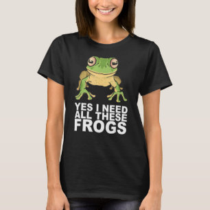 Camiseta Mascota de toad estudiando coleccionista de ranas