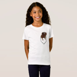 Camiseta Mascota del bolsillo de Piggie