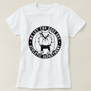 Camiseta Mascota del bulldog Dejamos Que Los Perros Salgan 