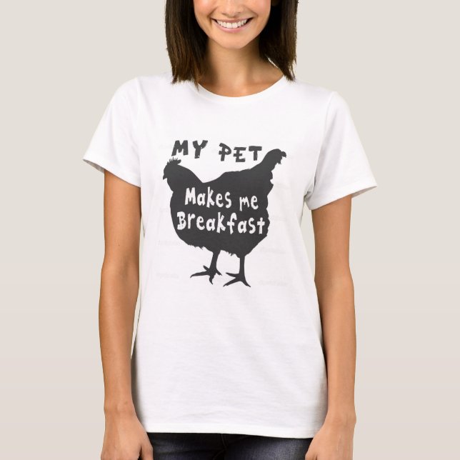 Camiseta Mascota del desayuno (Anverso)