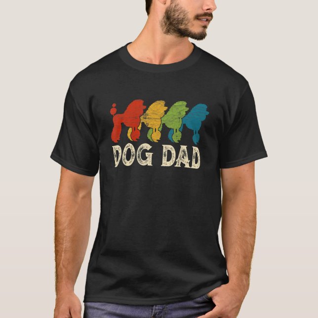 Camiseta Mascota del Día del Padre de perro de perro de can (Anverso)