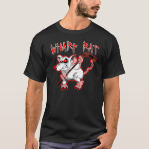 Camiseta Mascota del dibujo animado de la rata de muelle
