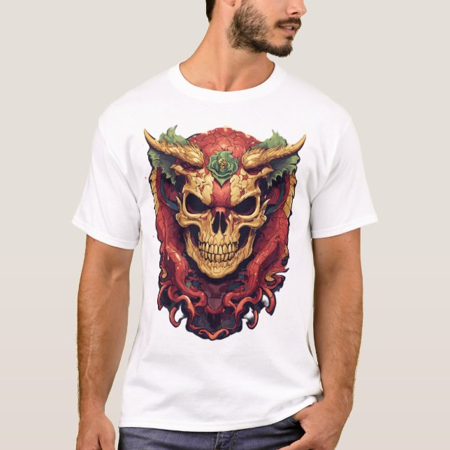 Camiseta Mascota del dragón (Anverso)