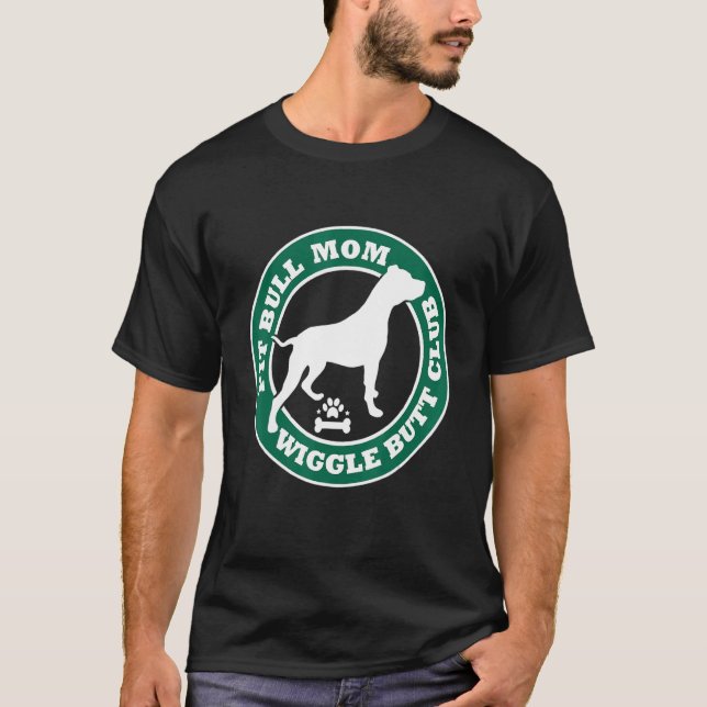 Camiseta Mascota del dueño del perro del club Cute Bull Mom (Anverso)