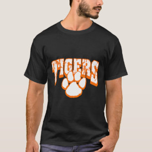 Camiseta Mascota del Espíritu Escolar Tigres de Regreso a l