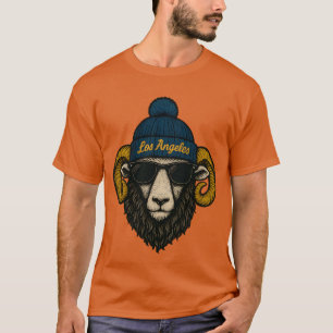 Camiseta Mascota del fútbol Comfort Colours Los Angeles