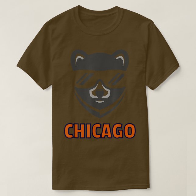 Camiseta Mascota del oso Guay con gafas de sol (Diseño del anverso)