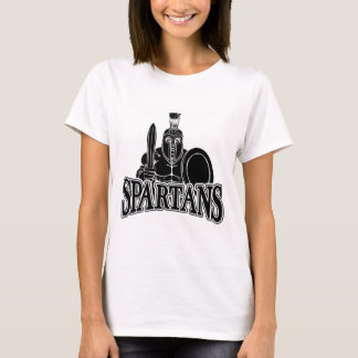Camiseta Mascota deportiva espartana de troyano