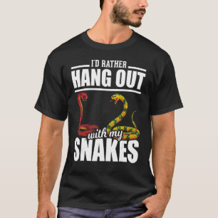Camiseta Mascota depredador de serpientes Reptile Keeper Sn
