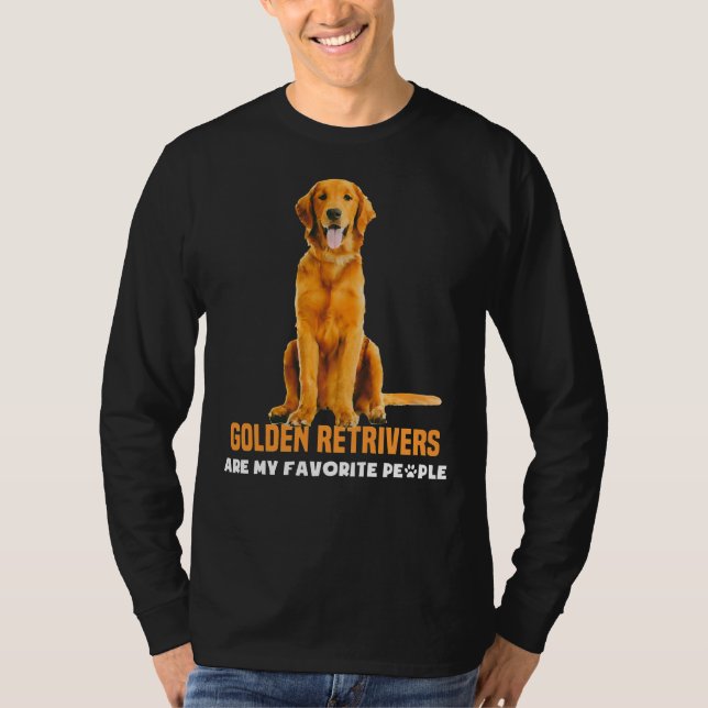 Camiseta Mascota divertida de perros adormecidos de Golden  (Anverso)