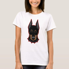 Camiseta Mascota Doberman Unisex Tee