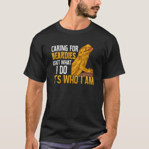 Camiseta Mascota Dragón Barbudo Lagarto Reptil Cuidando a