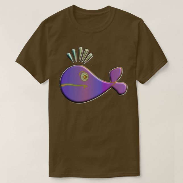 Camiseta Mascota dulce de ballena (Diseño del anverso)