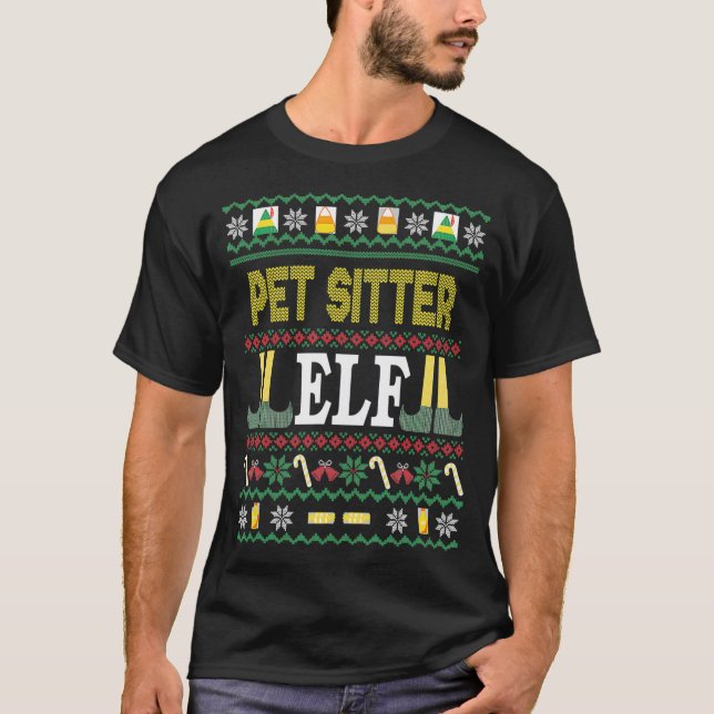 Camiseta mascota Elf Navidades graciosos regalan c (Anverso)