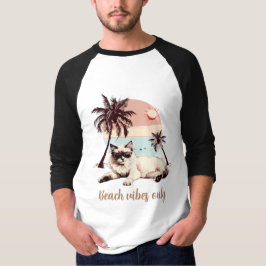 Camiseta Mascota en la playa