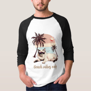 Camiseta Mascota en la playa
