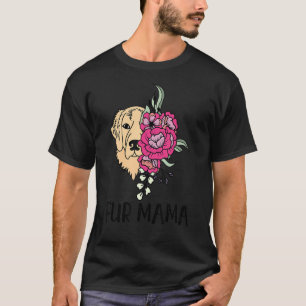 Camiseta Mascota Fb Recuperador Floral Floral Fur Mama Recu