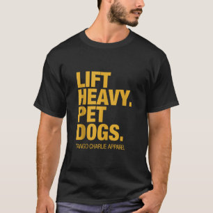 Camiseta Mascota fuerte levadura perros Tango Charlie Funny