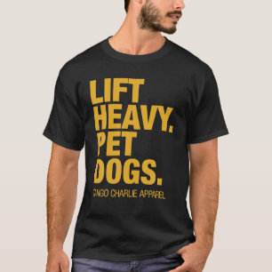 Camiseta Mascota fuerte levadura perros Tango Charlie Funny