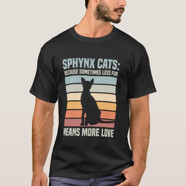 Camiseta Mascota Gato Sphynx (Anverso)