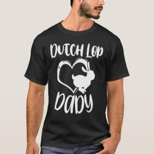 Camiseta Mascota holandés Lop Dady Padre Conejo Hombres Niñ