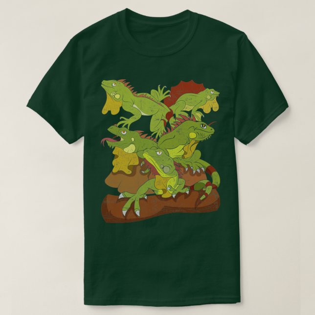 Camiseta Mascota Iguana Propietaria del Reptile Lizard Love (Diseño del anverso)