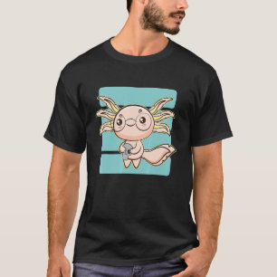 Camiseta Mascota linda ajolote Ambystoma Mexicanum pez cami