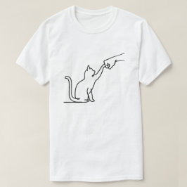 Camiseta Mascota lindo Tee Me Encanta Mi Gato Mejor Amigo F