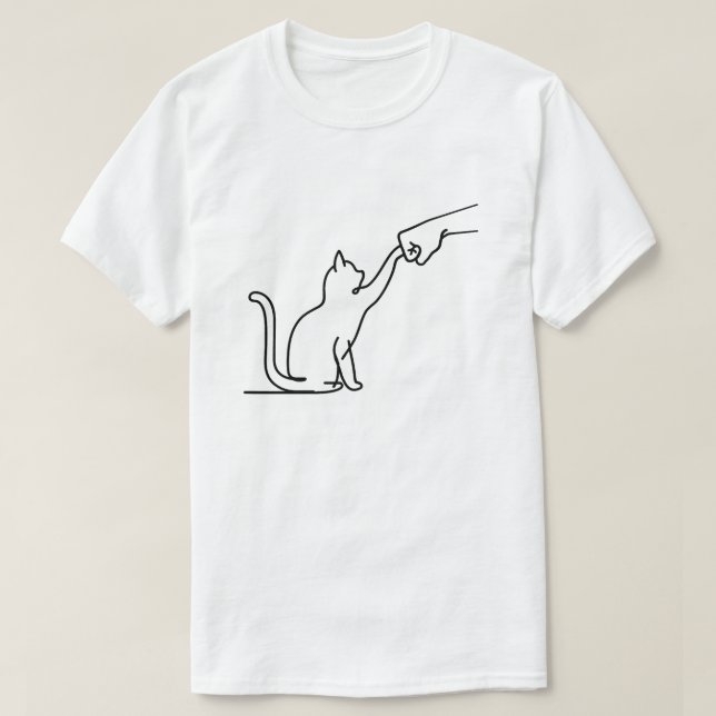 Camiseta Mascota lindo Tee Me Encanta Mi Gato Mejor Amigo F (Diseño del anverso)