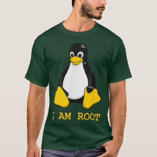 Camiseta Mascota Linu Tu el pingüino Yo soy la raíz de los 