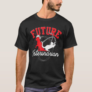 Camiseta Mascota Médica Animal Vet Tech Futuro Veterinario