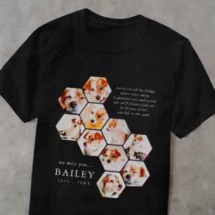 Camiseta Mascota Memorial Moderno Simple 10 Collage de foto