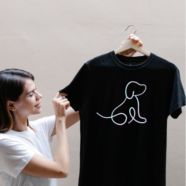 Camiseta Mascota minimalista Puppy (Subido por el creador)