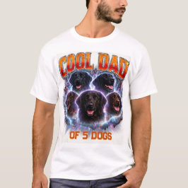 Camiseta Mascota Moderna Simple y Fresca con Número y Foto 