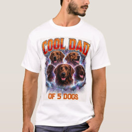 Camiseta Mascota Moderna Simple y Fresca con Número y Foto 